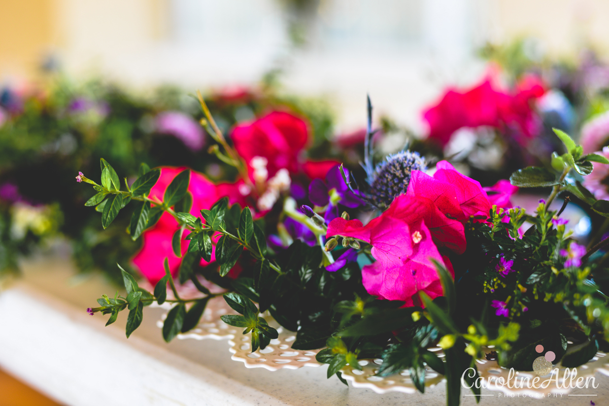 flowers, greenery, centerpiece 