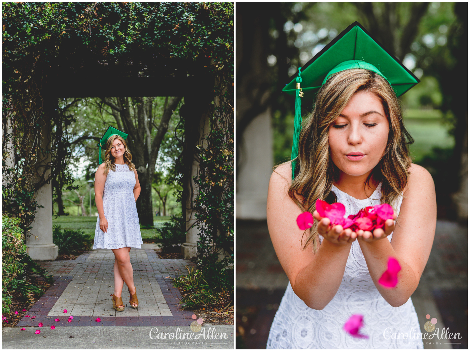 graduate, petals, flowers, tassel 