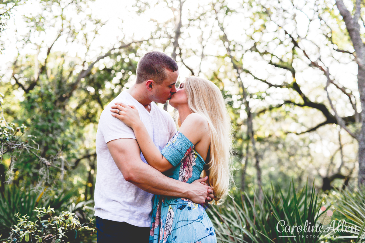 couple, forest, kissing