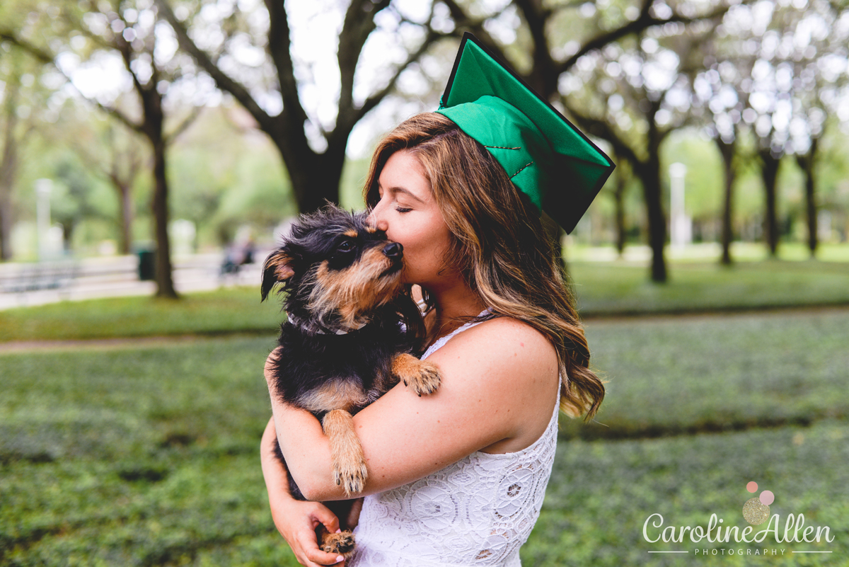 dog, kisses, graduate