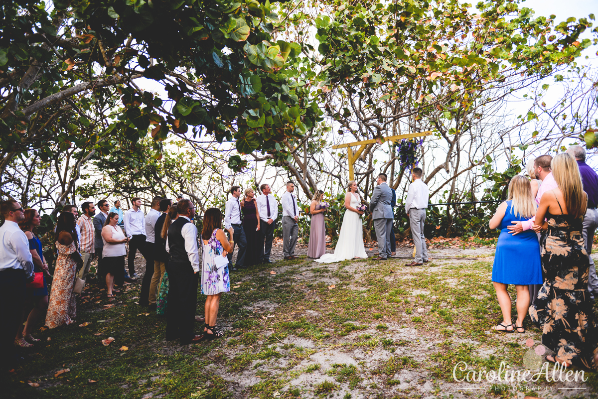 wedding ceremony, green grass, trees