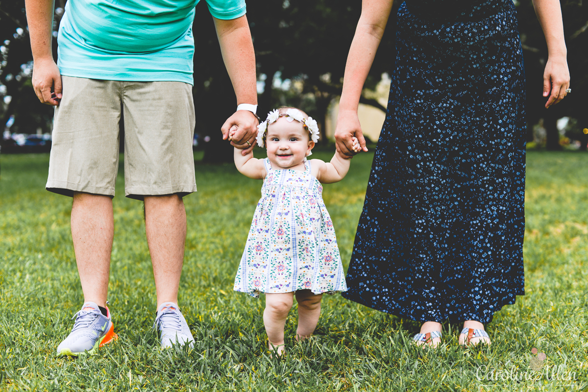 family, baby, grass, park