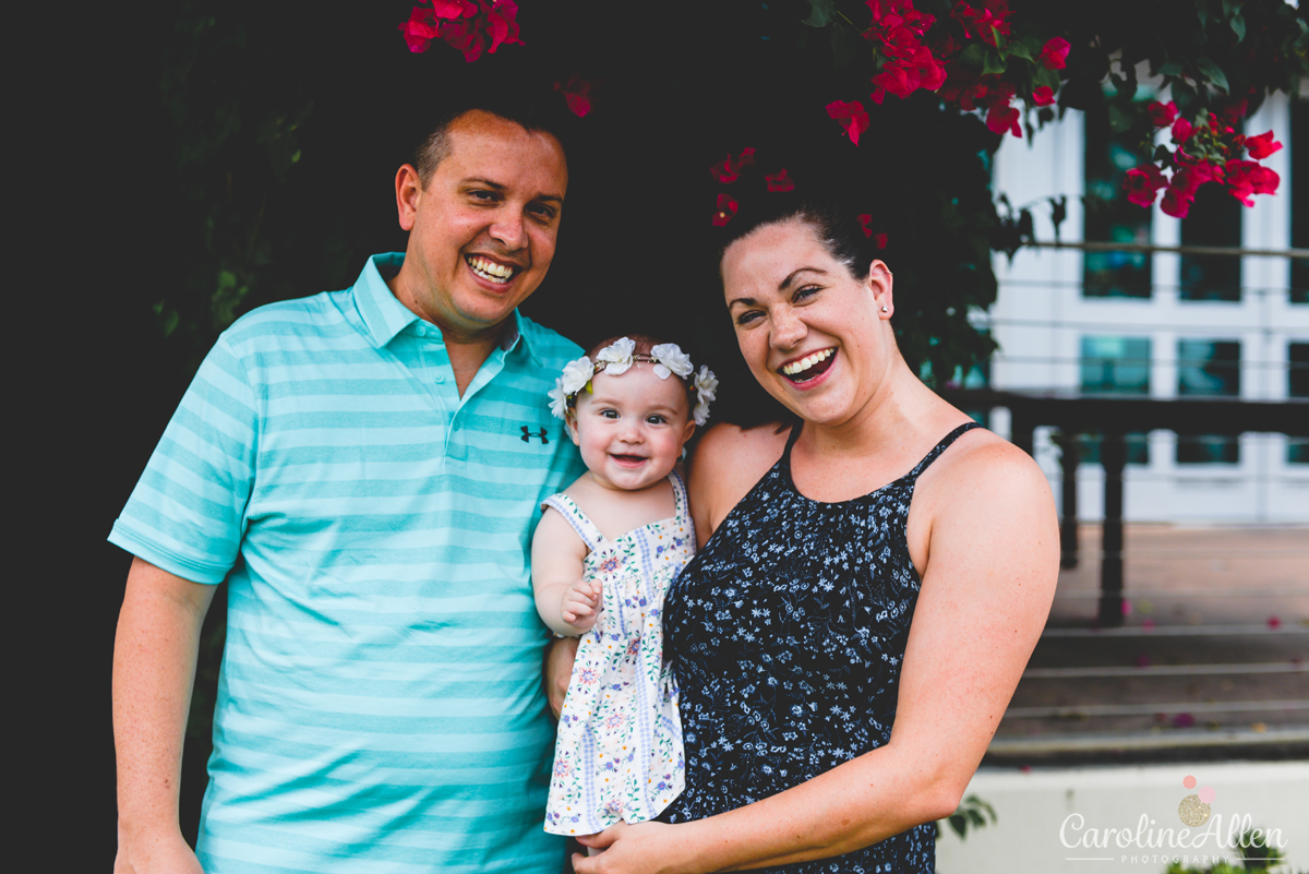 family, flowers