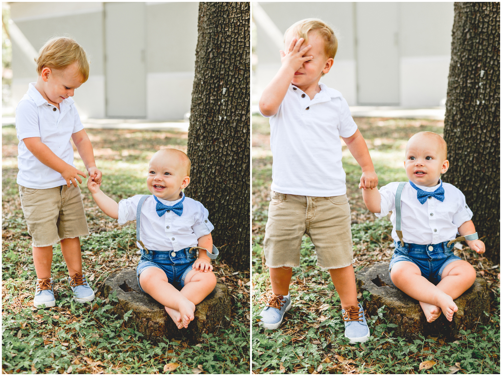 happy, brother, smiling, grass, silly