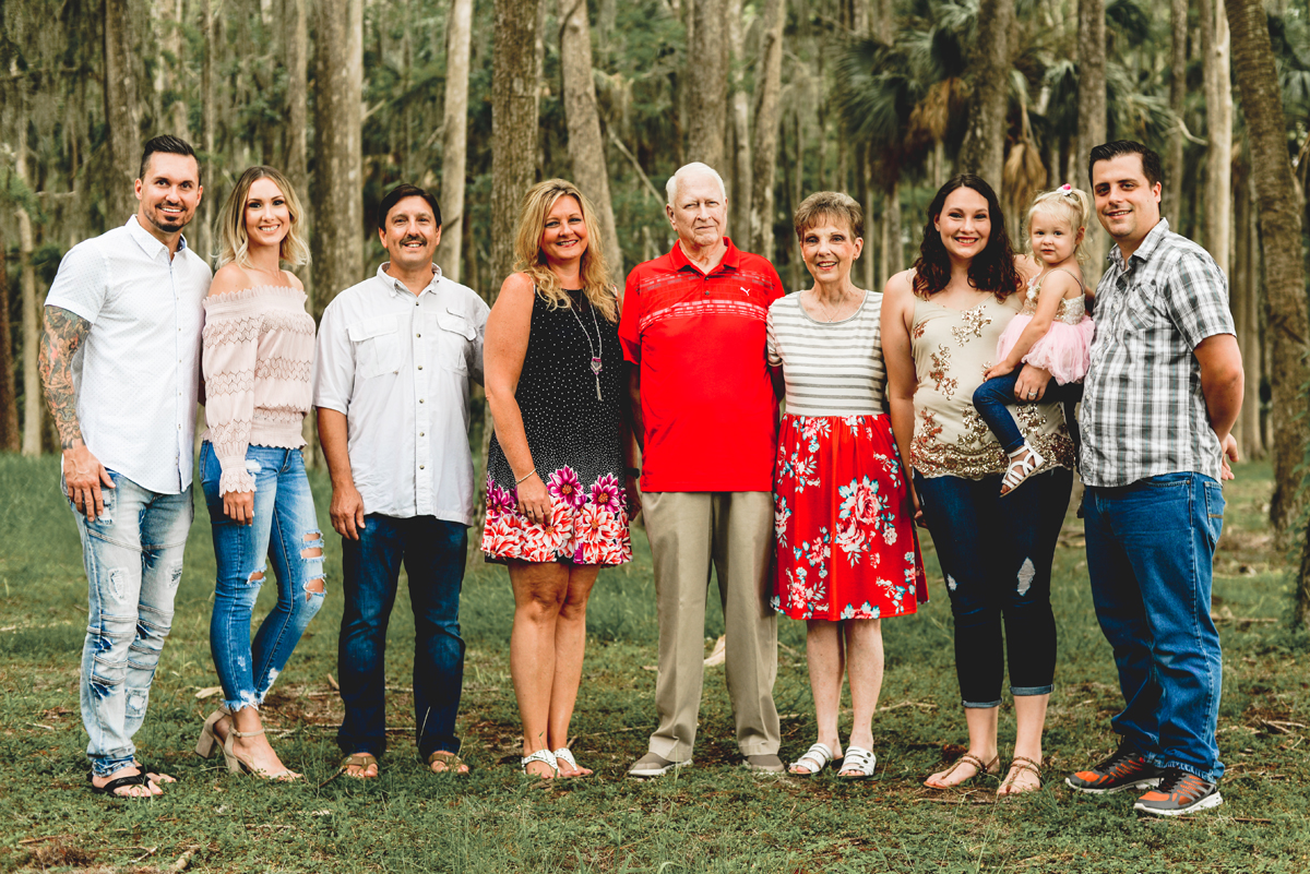 family, florida, grass, trees