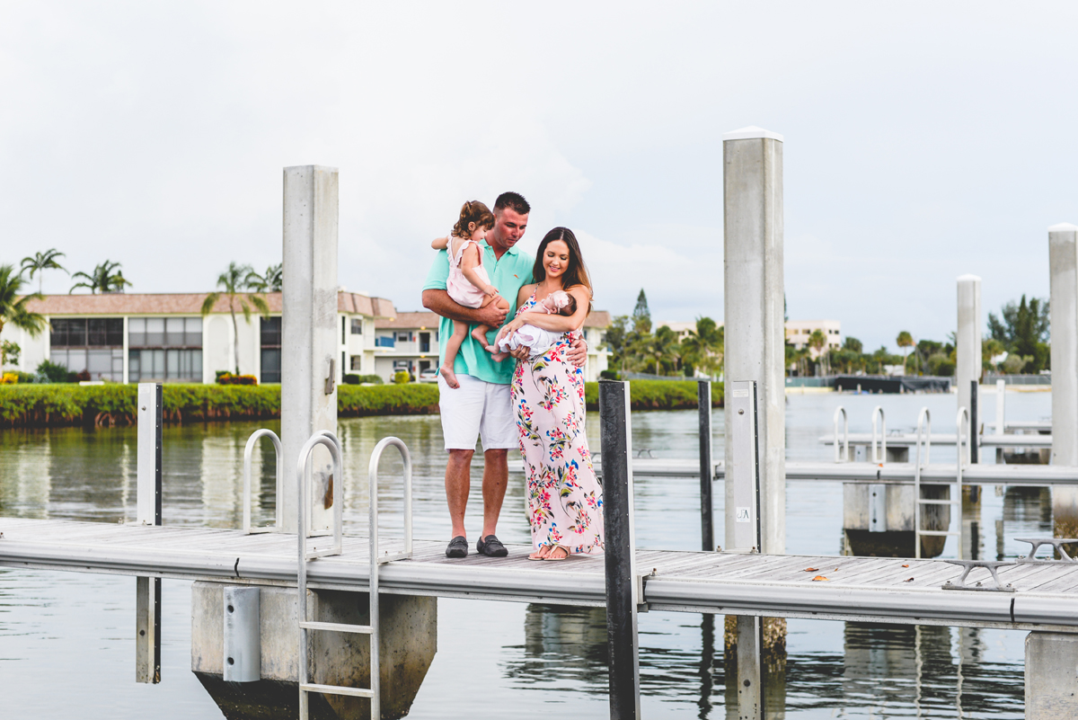 family, boat, dock, water, intercostal, jupiter 