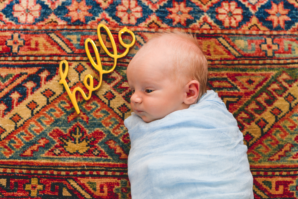 newborn, hello, rug, pattern, baby, boy