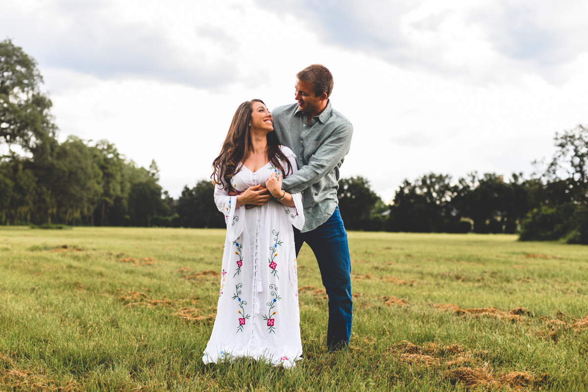 happiness, grass, hay, field, couple, white dress