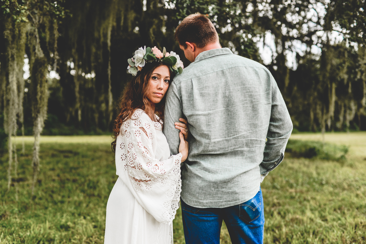 hippy, grass, moss, trees, flower crown