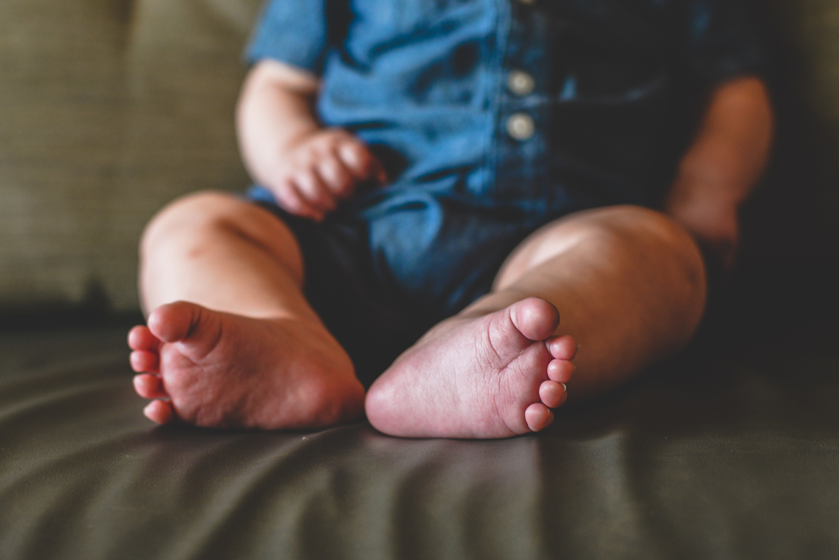 baby, feet, couch, detail, toes