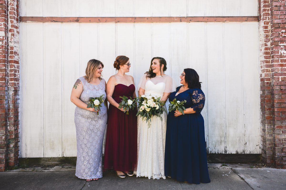 bridesmaids, brick, ybor, bride, dresses, girlfriends