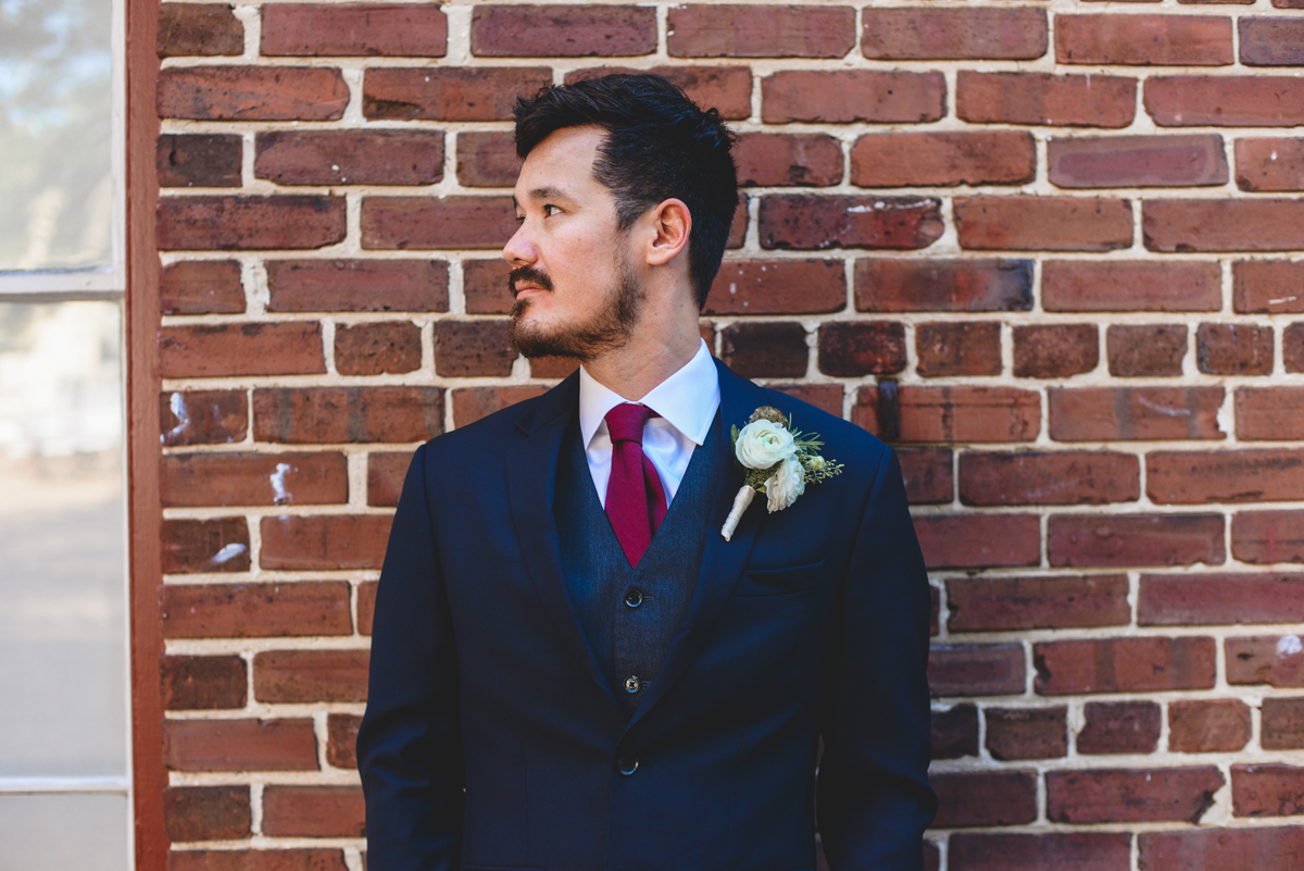 groom, bricks, formal, portrait, handsome, man