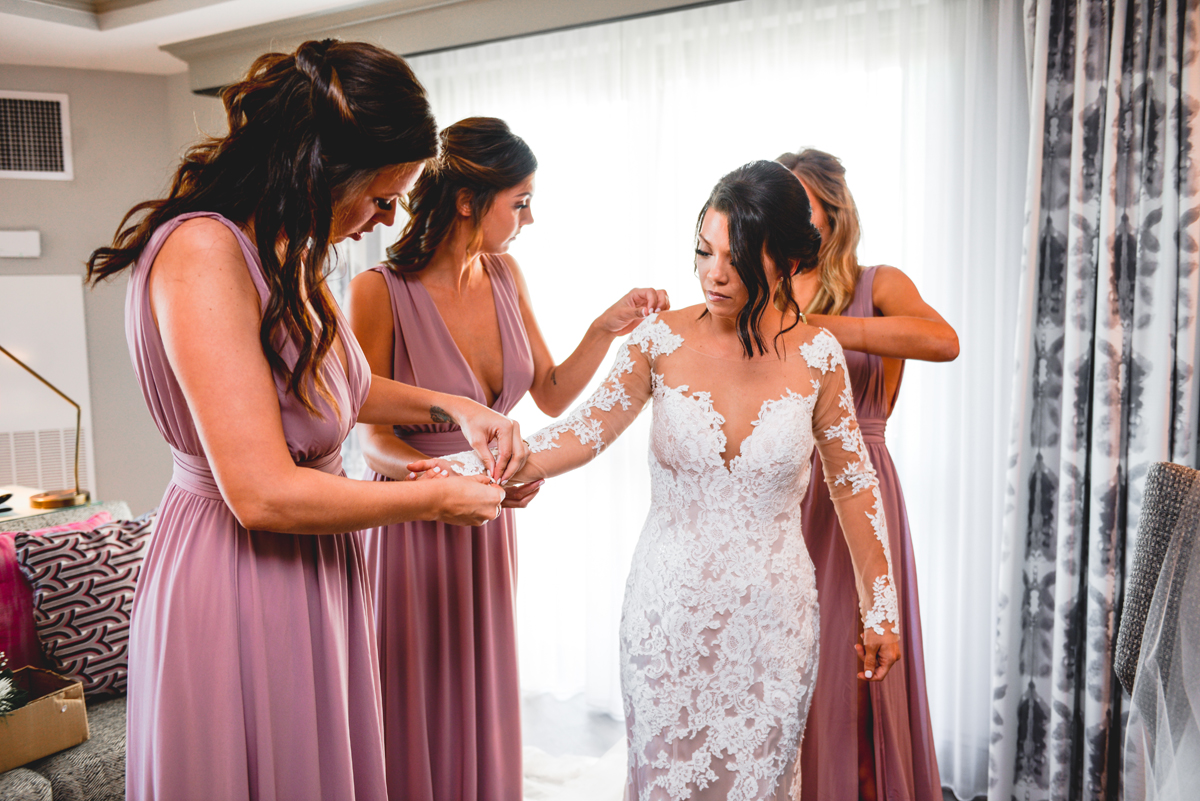 bridesmaids, wedding dress, getting ready, wedding, bride