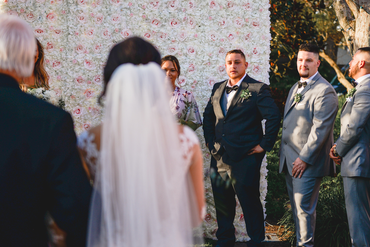 groom, first look, wedding, ceremony