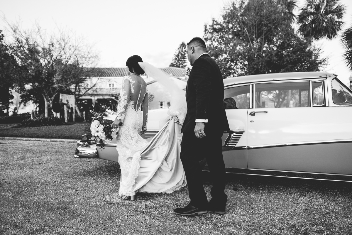 black and white, husband, wife, wedding dress, lace