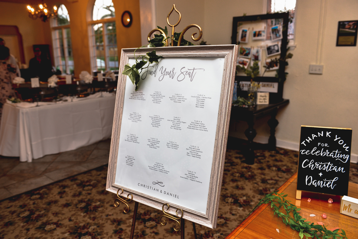 seating chart, decor, wedding, reception