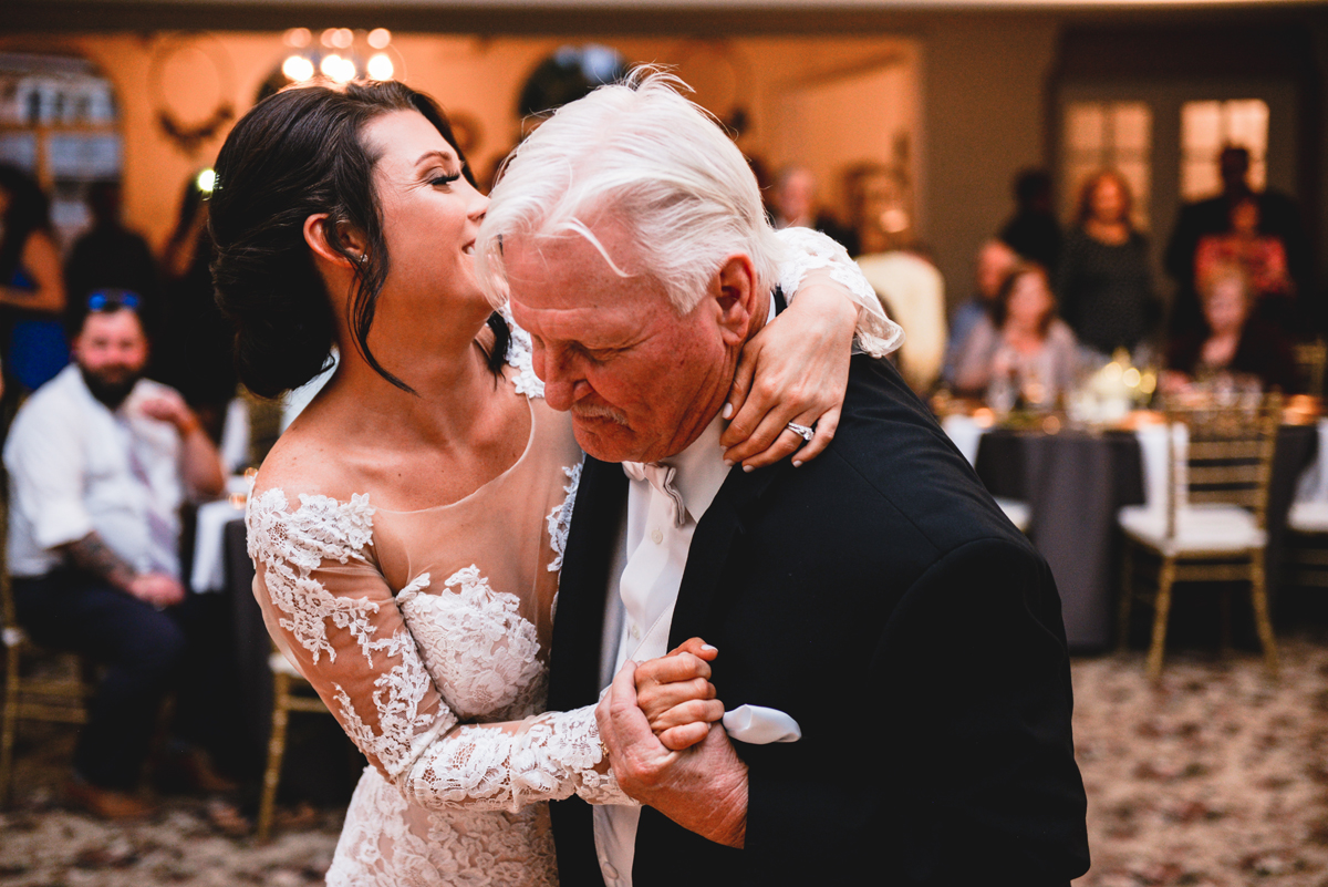 wedding, reception, first dance, father, daughter