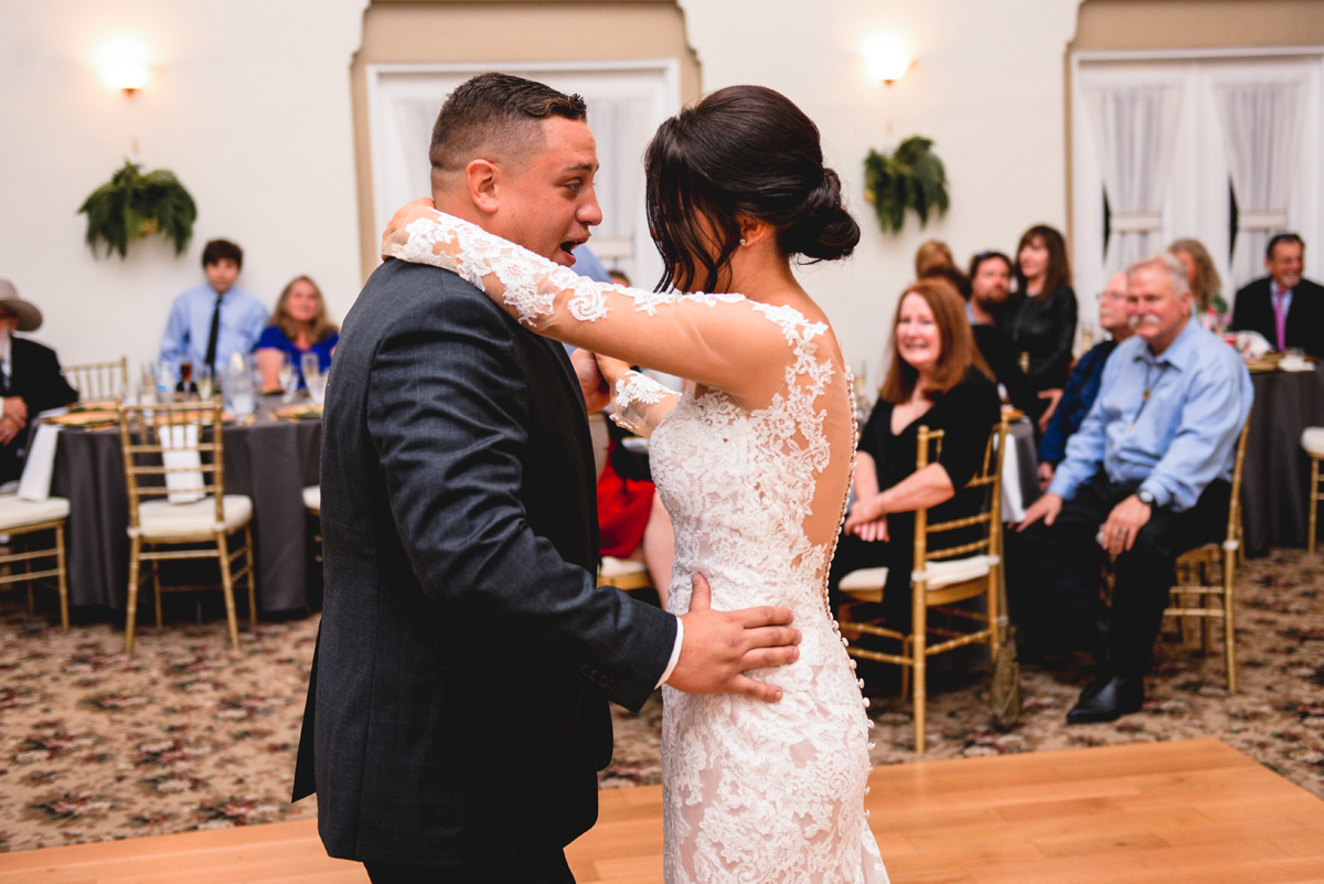 bride, groom, wedding, first dance, silly