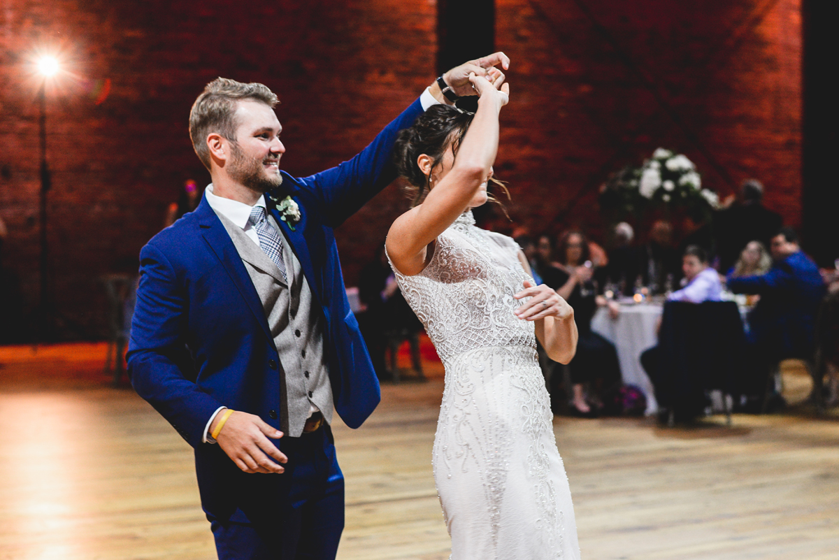 dancing, first dance, spinning, light, wood, brick