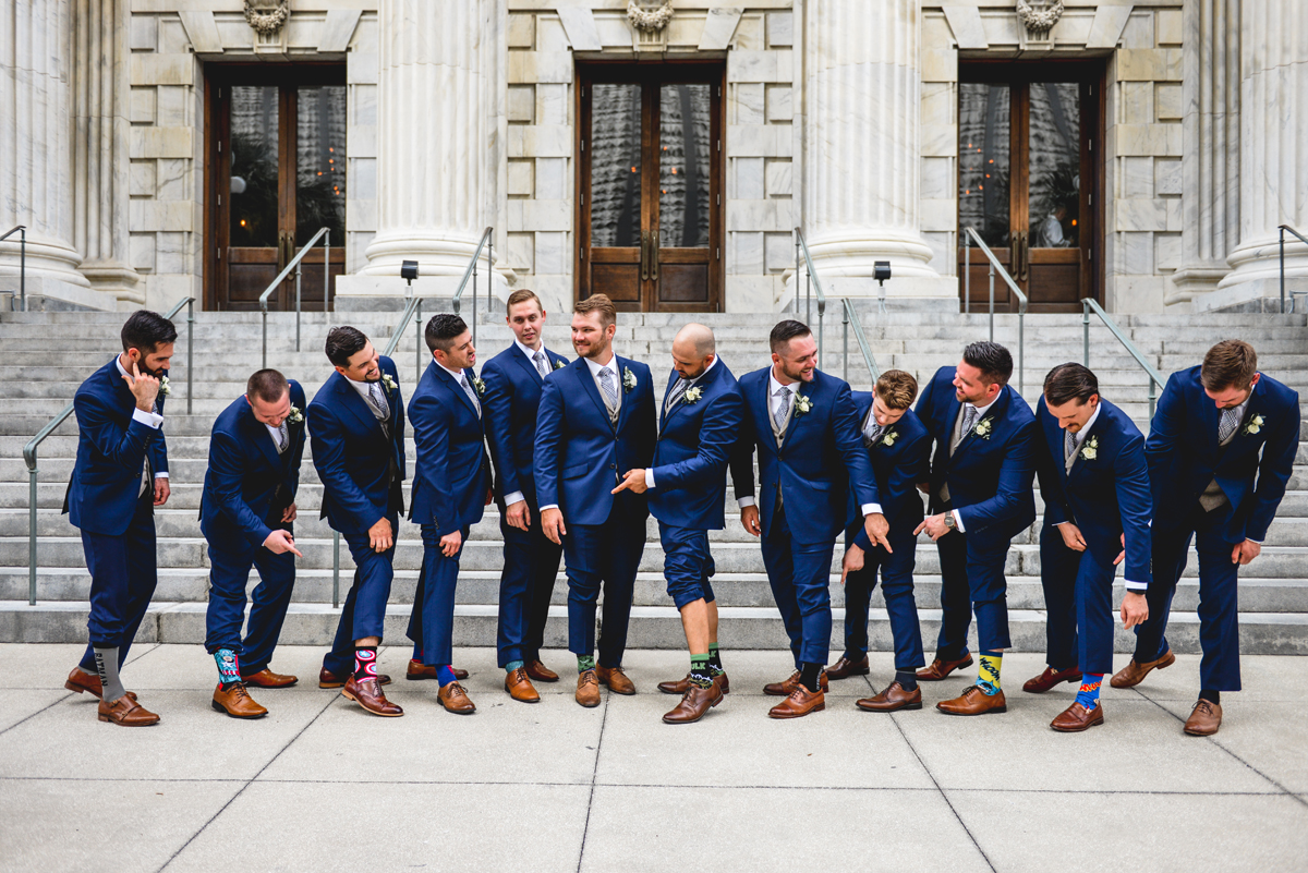 groom, groomsmen, socks, colorful, candid