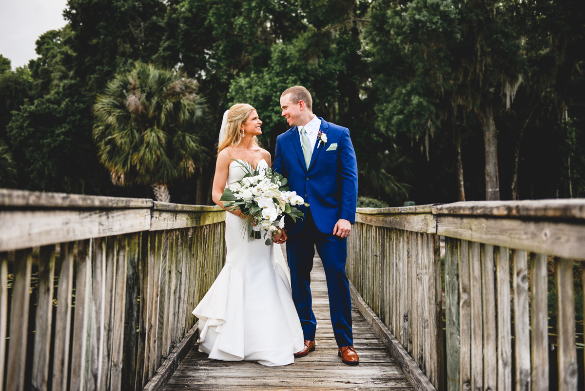 boardwalk, bridge, bride, groom