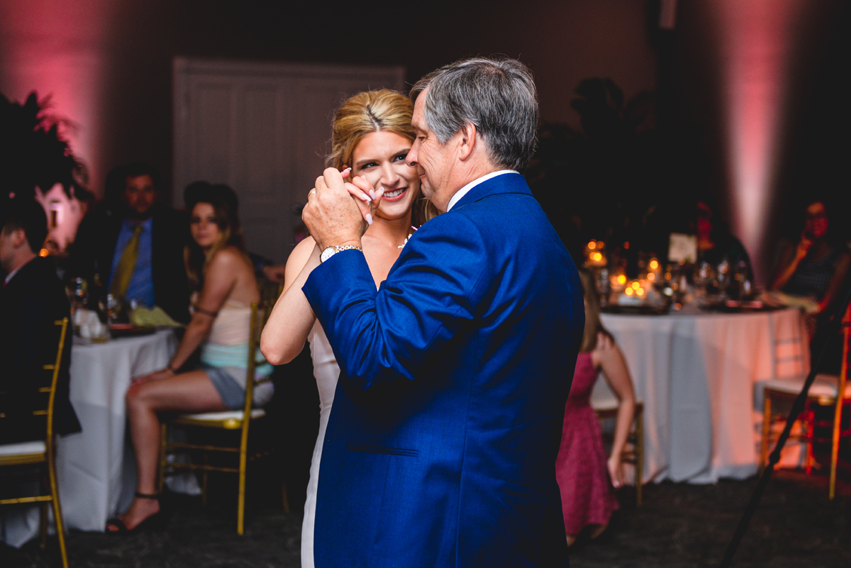 father, daughter, dancing