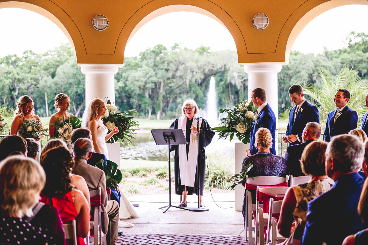 ceremony, priest, bride, groom, wedding