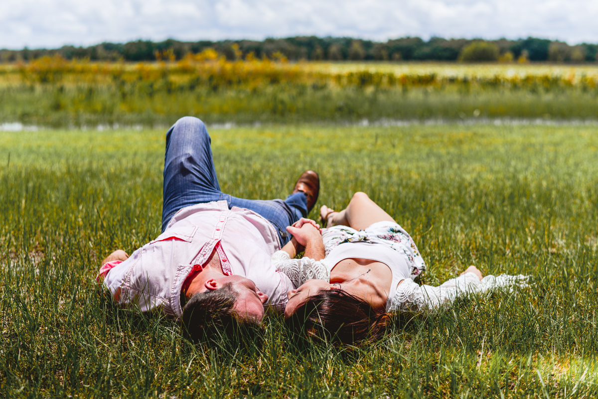 grass, laying down, picnic, couple, water, sky, park