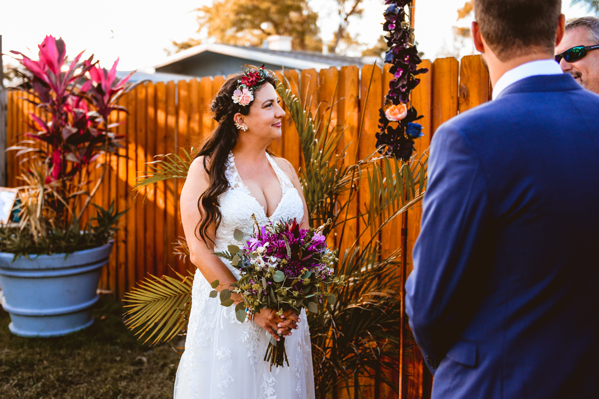 Backyard Sarasota Wedding