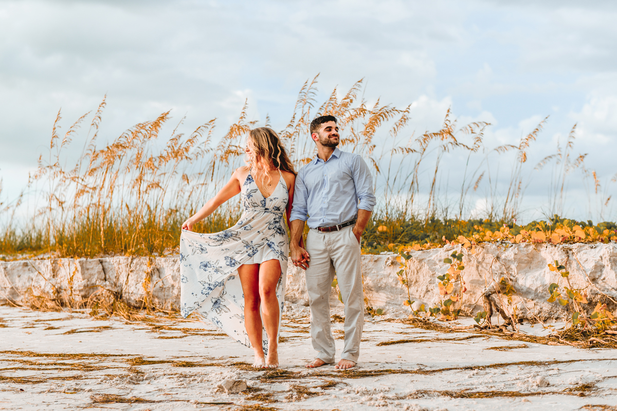 Honeymoon Island Park Engagement