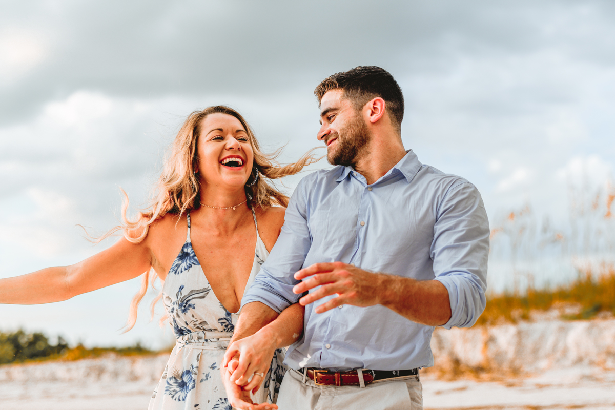 Honeymoon Island Park Engagement