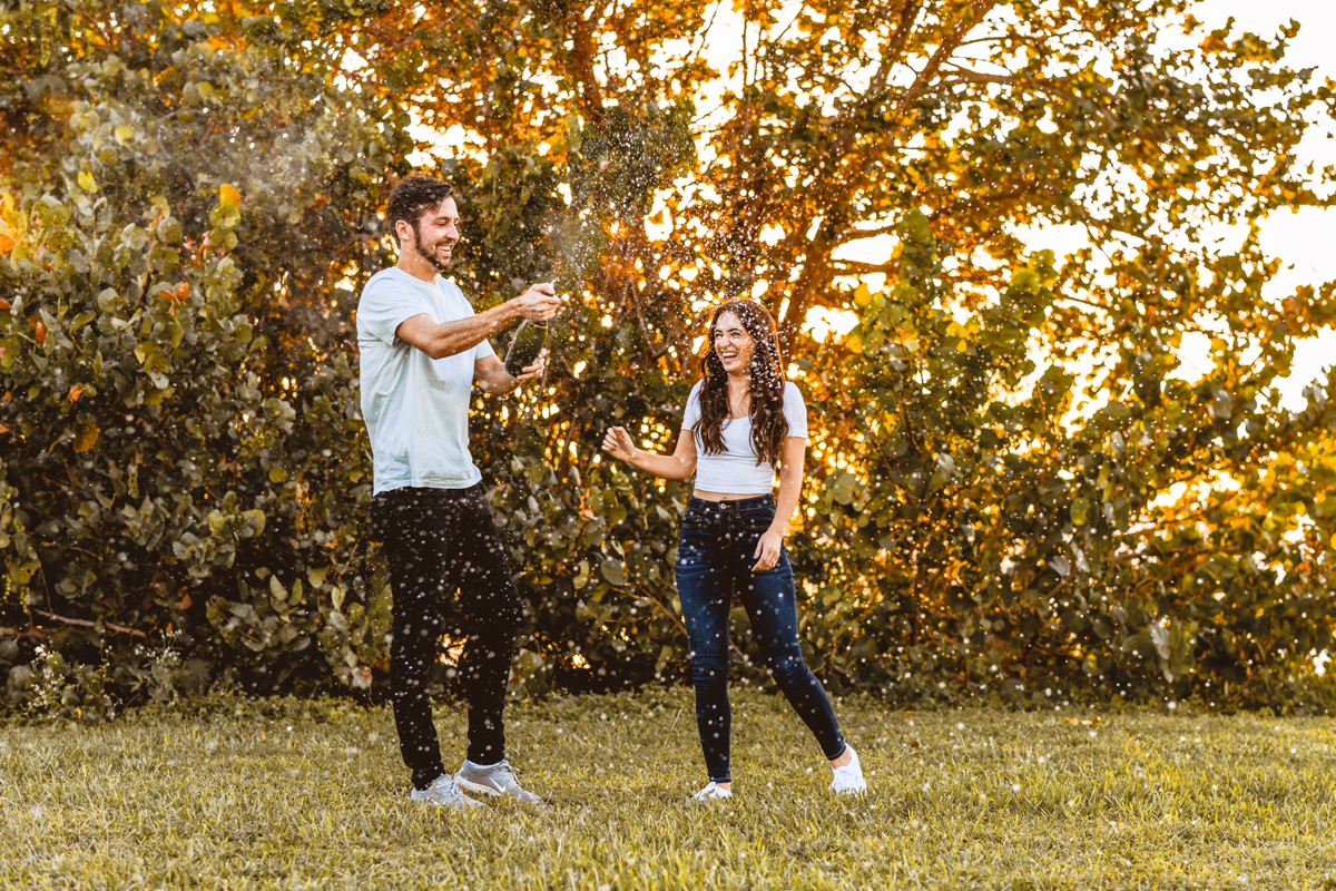 Tampa Sunset Engagement