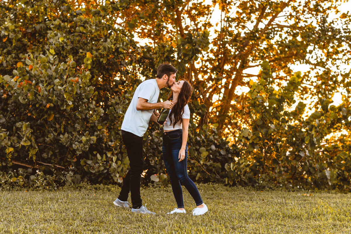 Tampa Sunset Engagement